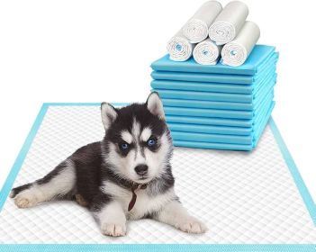 17.5" x 22" 100 Pcs Premium Disposable Training Pads, Pee Pads, Training Pads, Disposable Puppy Pee Pads, Quick Absorb and Odor Control 17.5" x 22" 100 Pcs Premium Disposable Training Pads, Pee Pads, Training Pads, Disposable Puppy Pee Pads, Quick Absorb and Odor Control